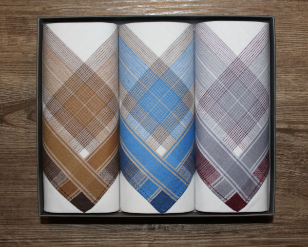 stofftaschentuch herren baumwolle set 3